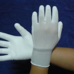 Nylon Gloves with PU coating 0