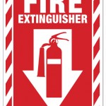 Fire Extinguisher signs 0