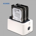 ACASIS SATA USB3.0 Dual Hard Drive HDD Docking Station  0